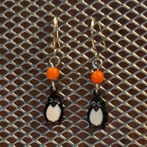 Dangly Penguin Earrings